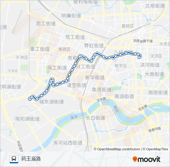 129路 Bus Line Map