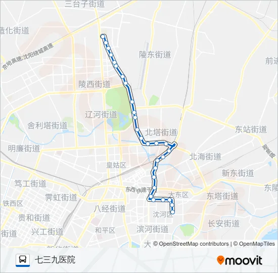 131路 Bus Line Map