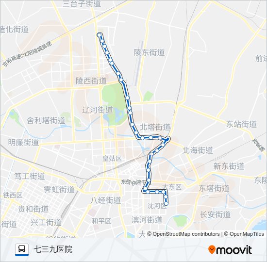 公交131路的线路图