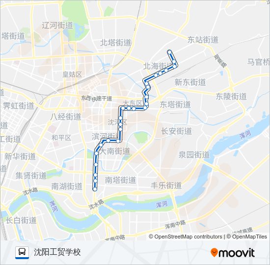 132路 Bus Line Map