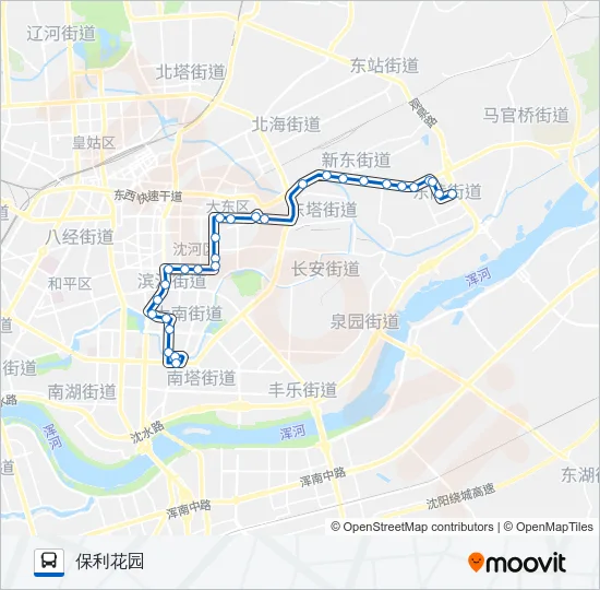 133路 Bus Line Map