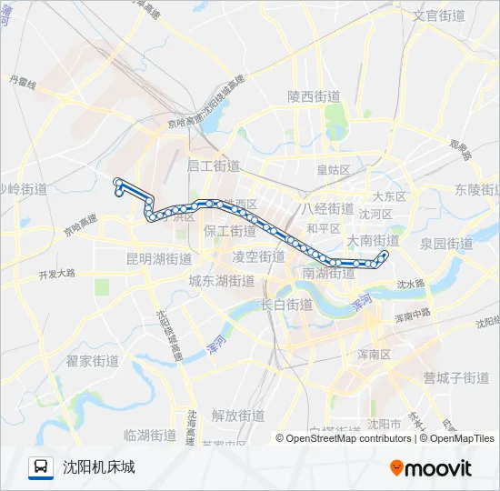 135路 Bus Line Map