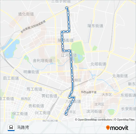 138路 Bus Line Map