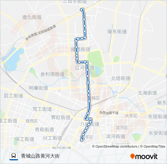 138路 Bus Line Map