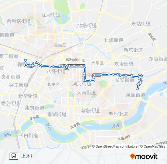 140路 Bus Line Map