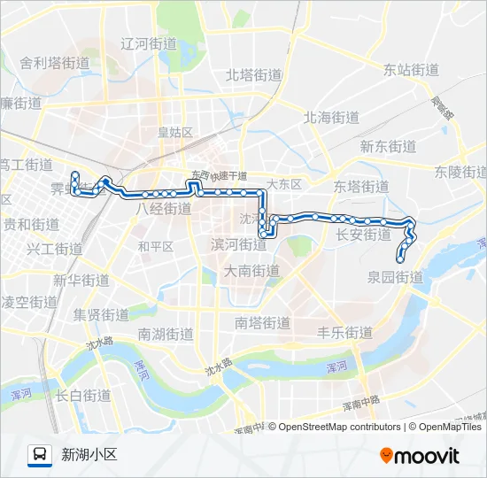 140路 Bus Line Map
