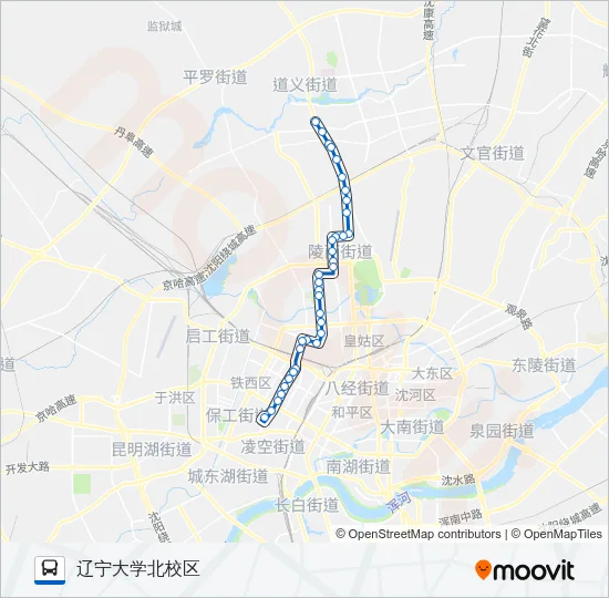 141路 Bus Line Map