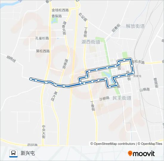 142路 Bus Line Map