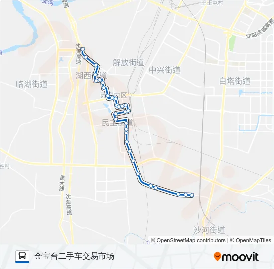 144路 Bus Line Map