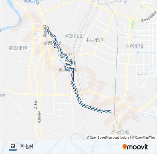 144路 Bus Line Map