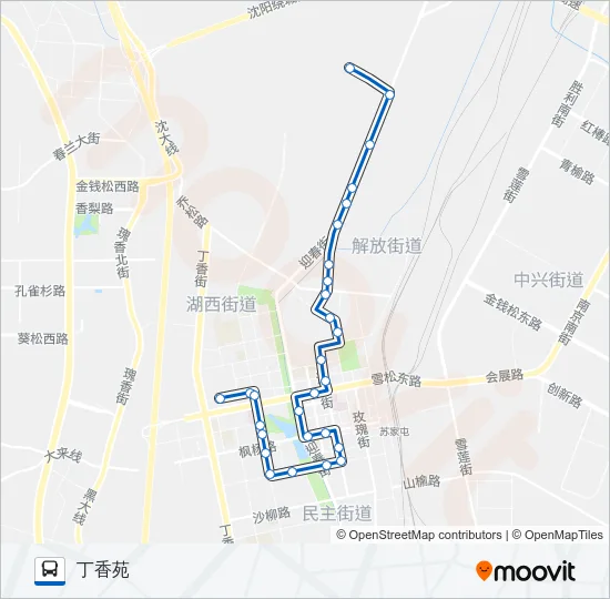 145路 Bus Line Map