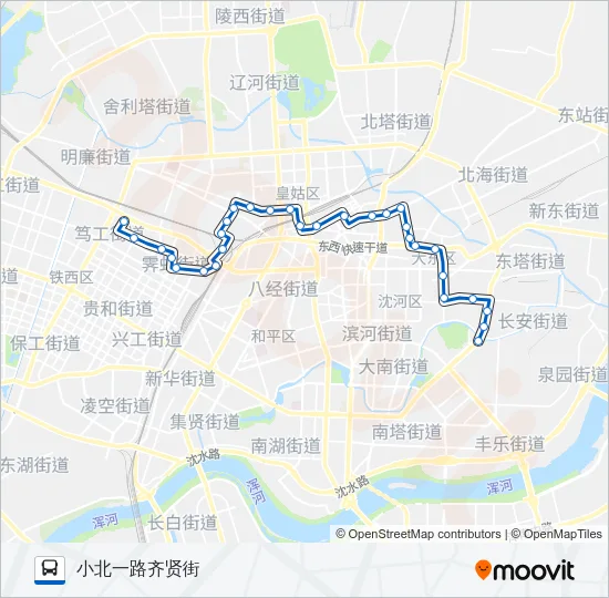 147路 Bus Line Map