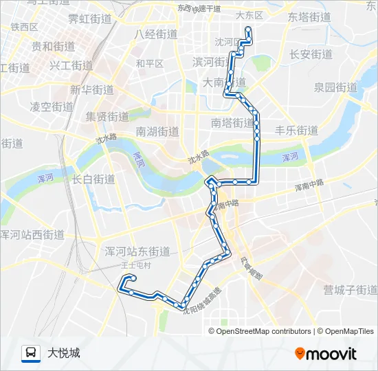 150路 Bus Line Map