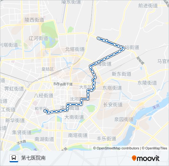 公交151路的线路图