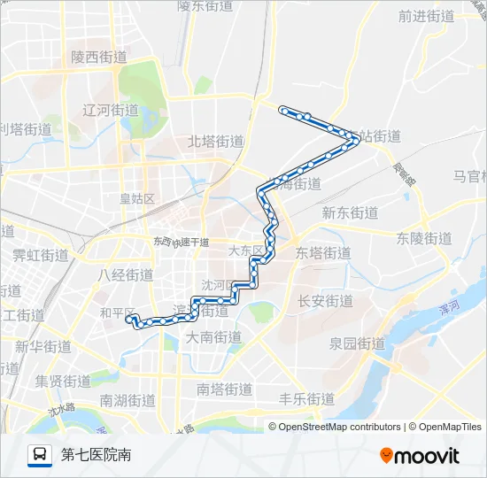 151路 Bus Line Map
