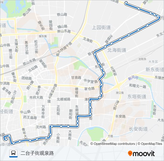 公交151路的线路图