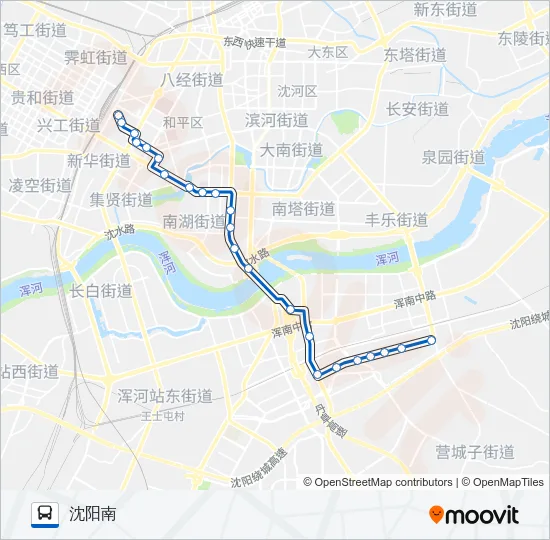 152路 Bus Line Map