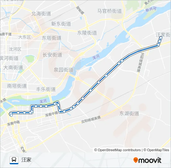 155路 Bus Line Map