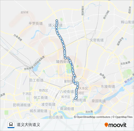 157路 Bus Line Map