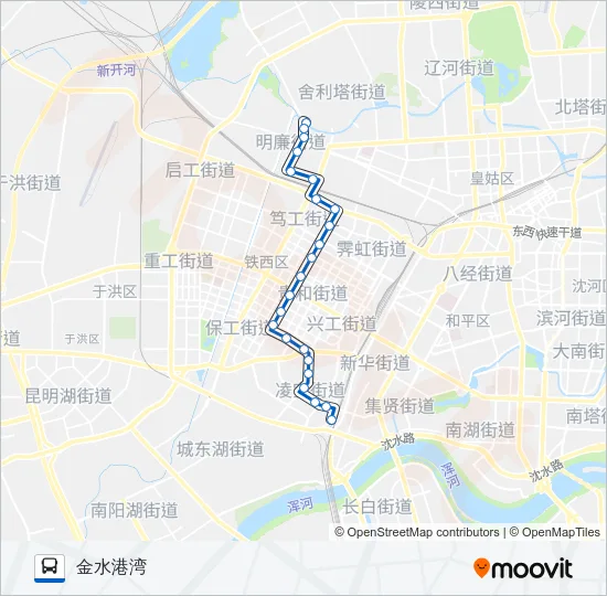 158路 Bus Line Map