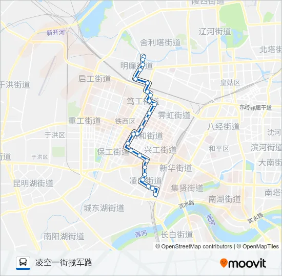 158路 Bus Line Map
