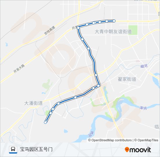 公交160路的线路图