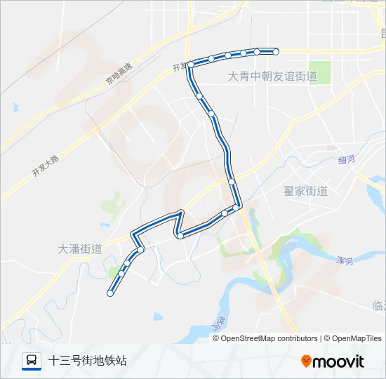 160路 Bus Line Map