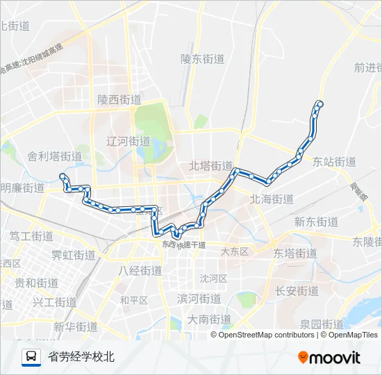 163路 Bus Line Map