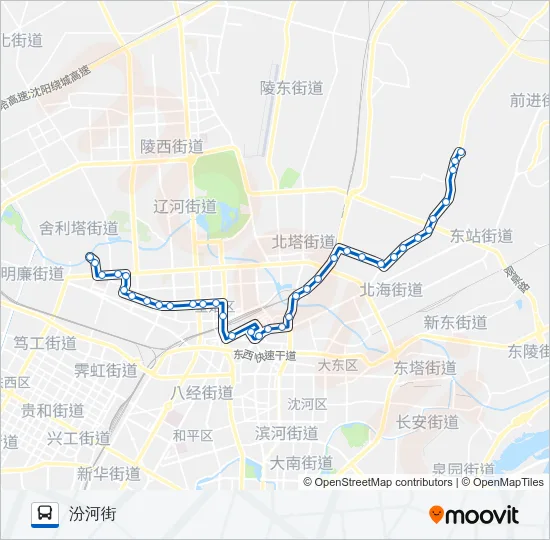 163路 Bus Line Map