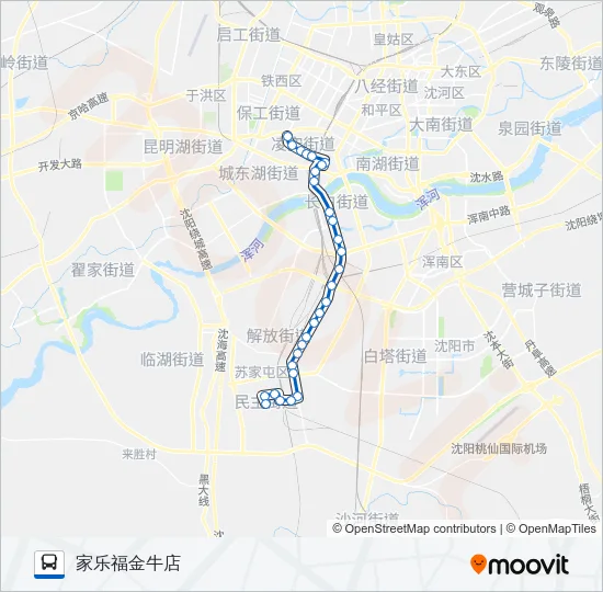 165路 Bus Line Map