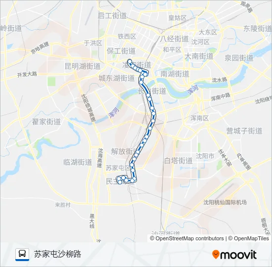 165路 Bus Line Map