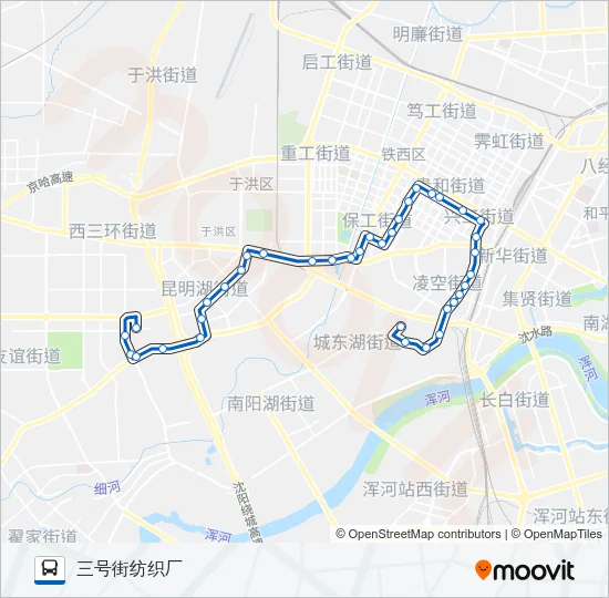167路 Bus Line Map