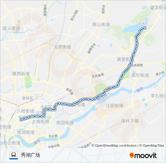 168路 Bus Line Map