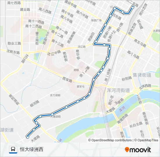 170路 Bus Line Map