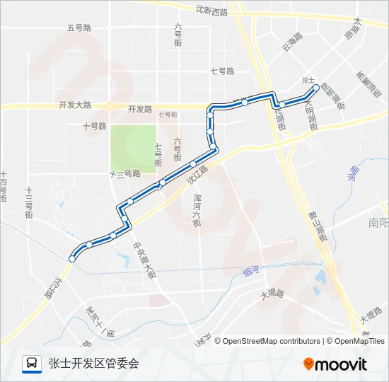 171路 Bus Line Map