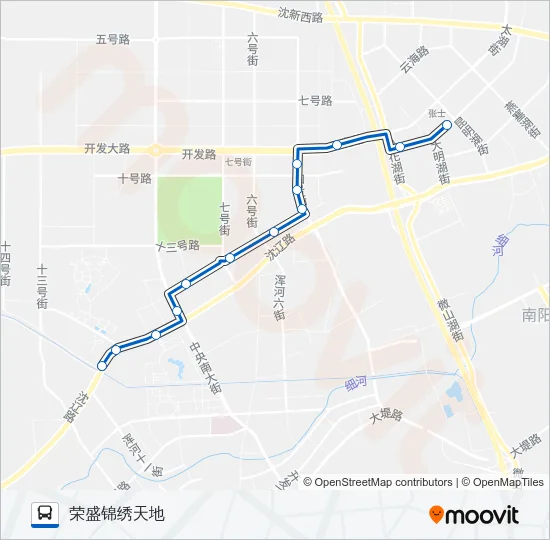 171路 Bus Line Map