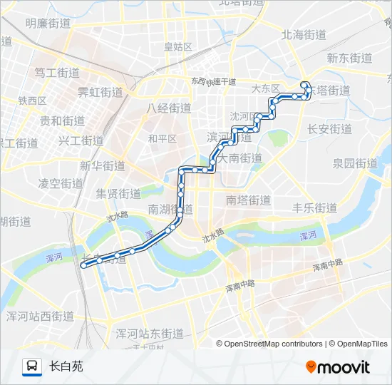 173路 Bus Line Map
