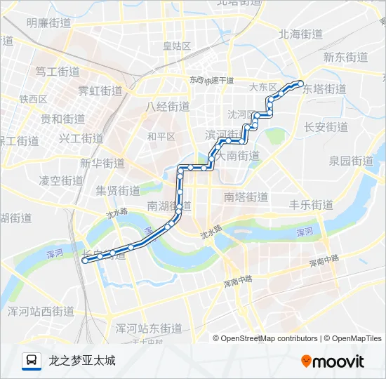 173路 Bus Line Map