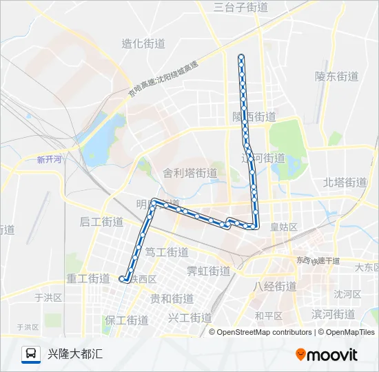 175路 Bus Line Map