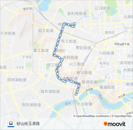 176路 Bus Line Map