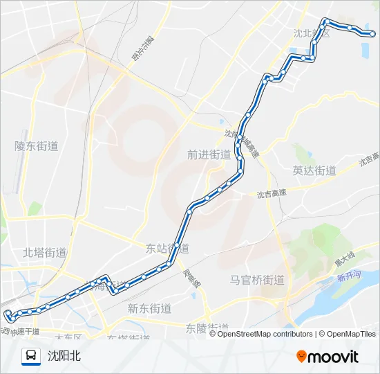 177路 Bus Line Map