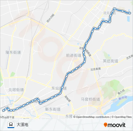 177路 Bus Line Map