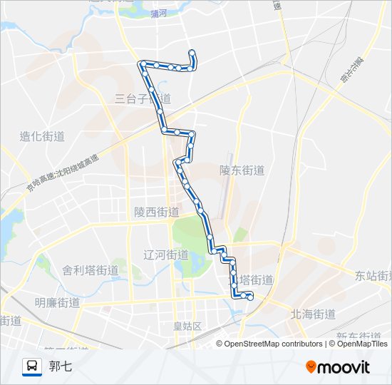 公交178路的线路图