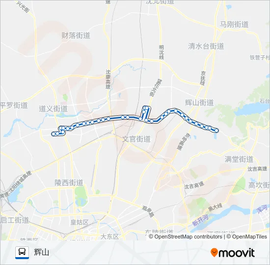 180路 Bus Line Map