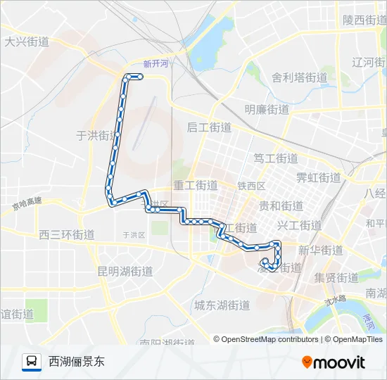 181路 Bus Line Map