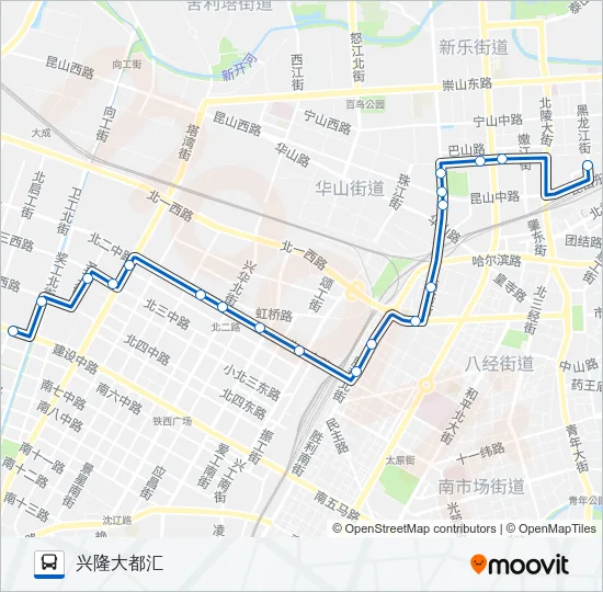 184路 Bus Line Map