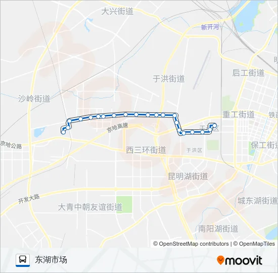 186路 Bus Line Map