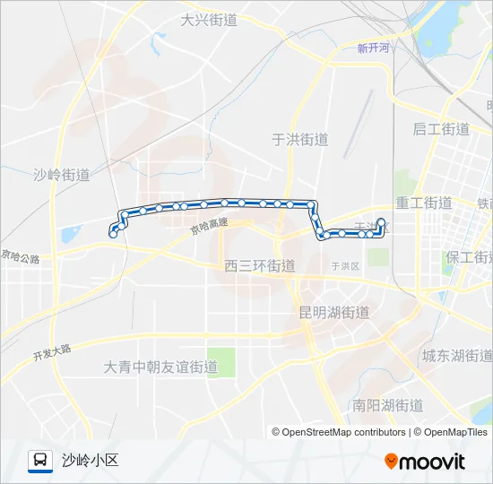 186路 Bus Line Map