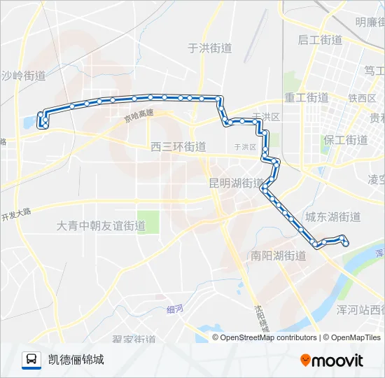 187路 Bus Line Map