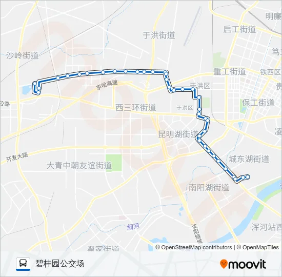 187路 Bus Line Map